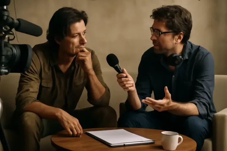 Intervista doppia attore-regista: tutto quello che non si vede nei making-of ufficiali